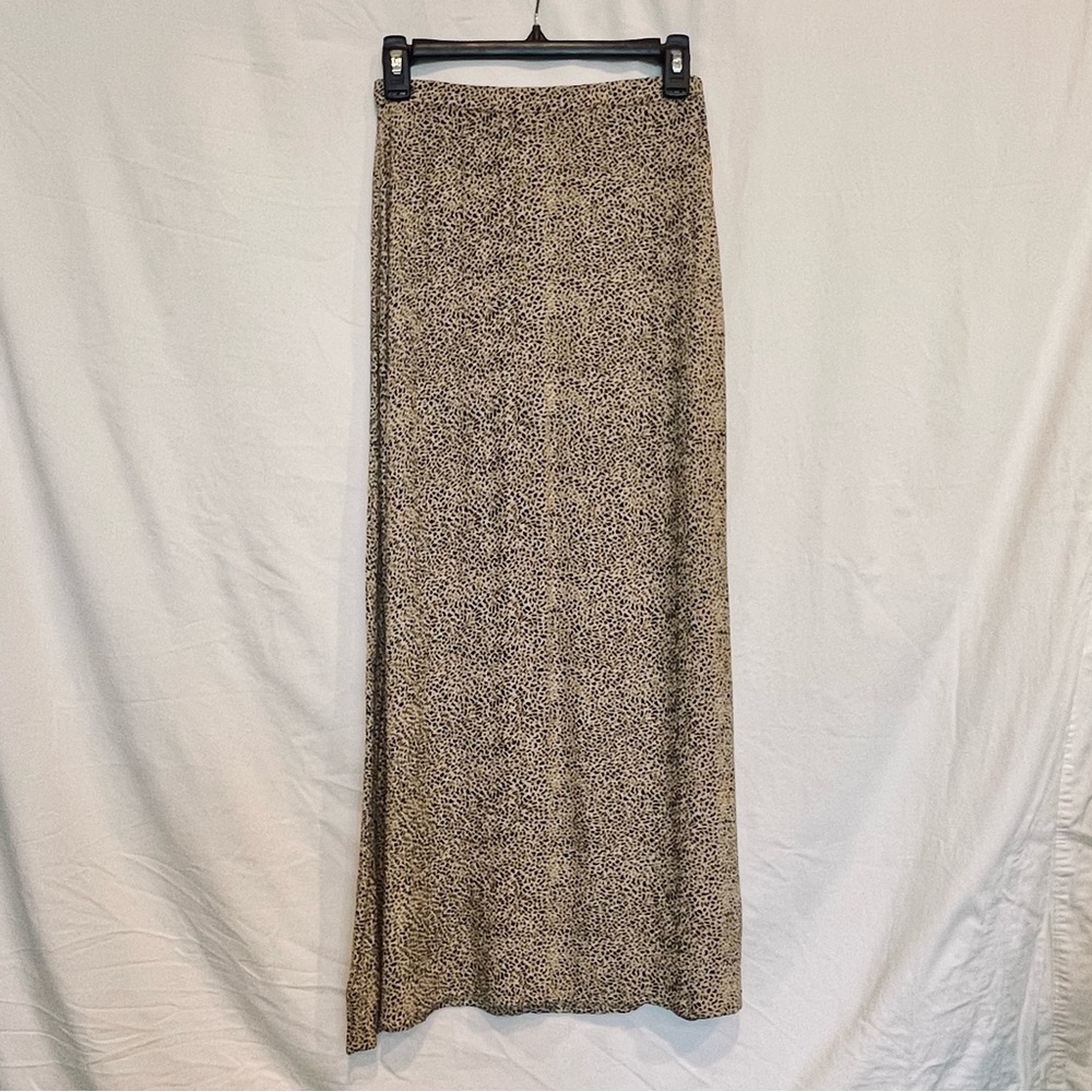 Billabong leopard maxi skirt size 26